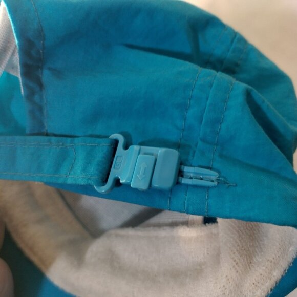 Vintage Brooklyn Freightliner Cap Hat Turquoise Blue Nylon Otto Cap Strap Back - Picture 8 of 14